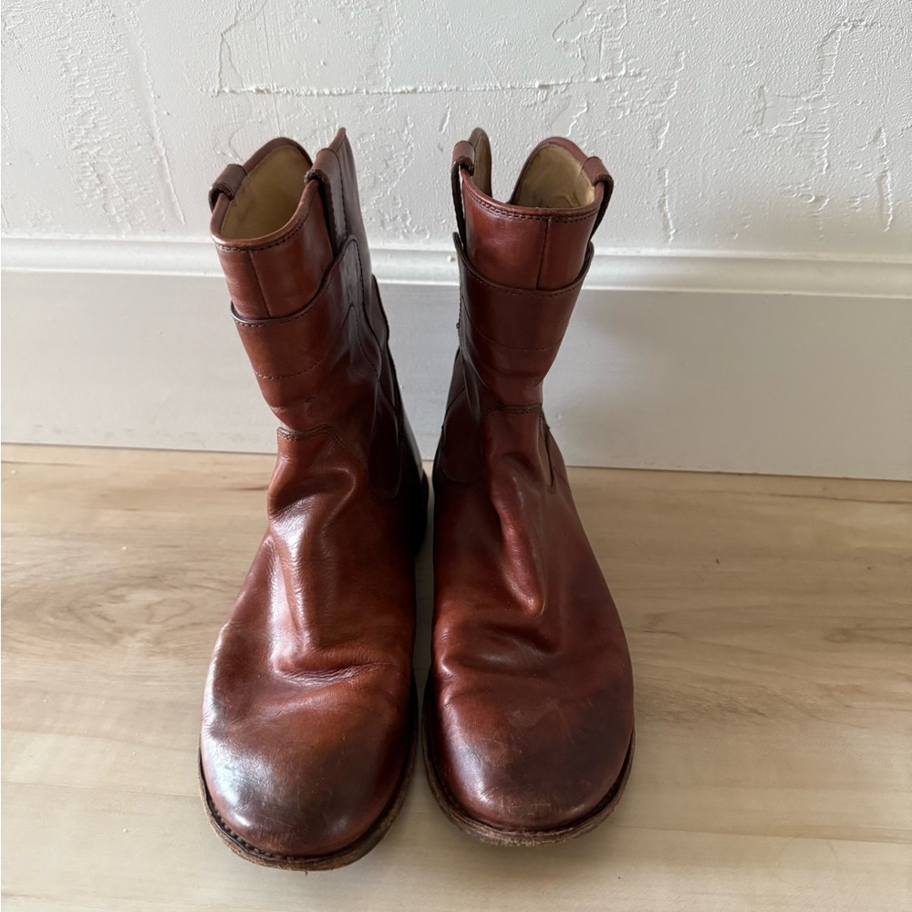Frye Brown Tan Leather Boots 7 1/2